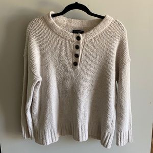 AE button sweater
